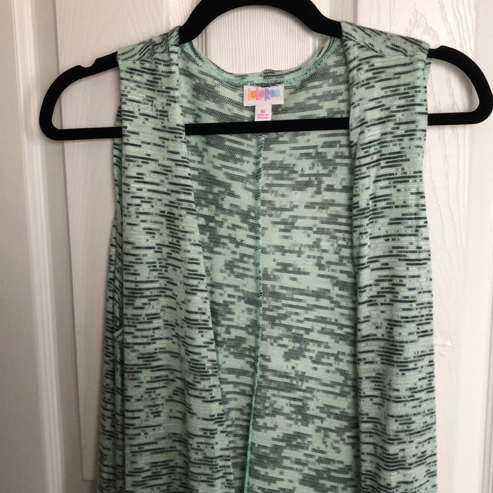 LuLaRoe Joy Vest Mint Green